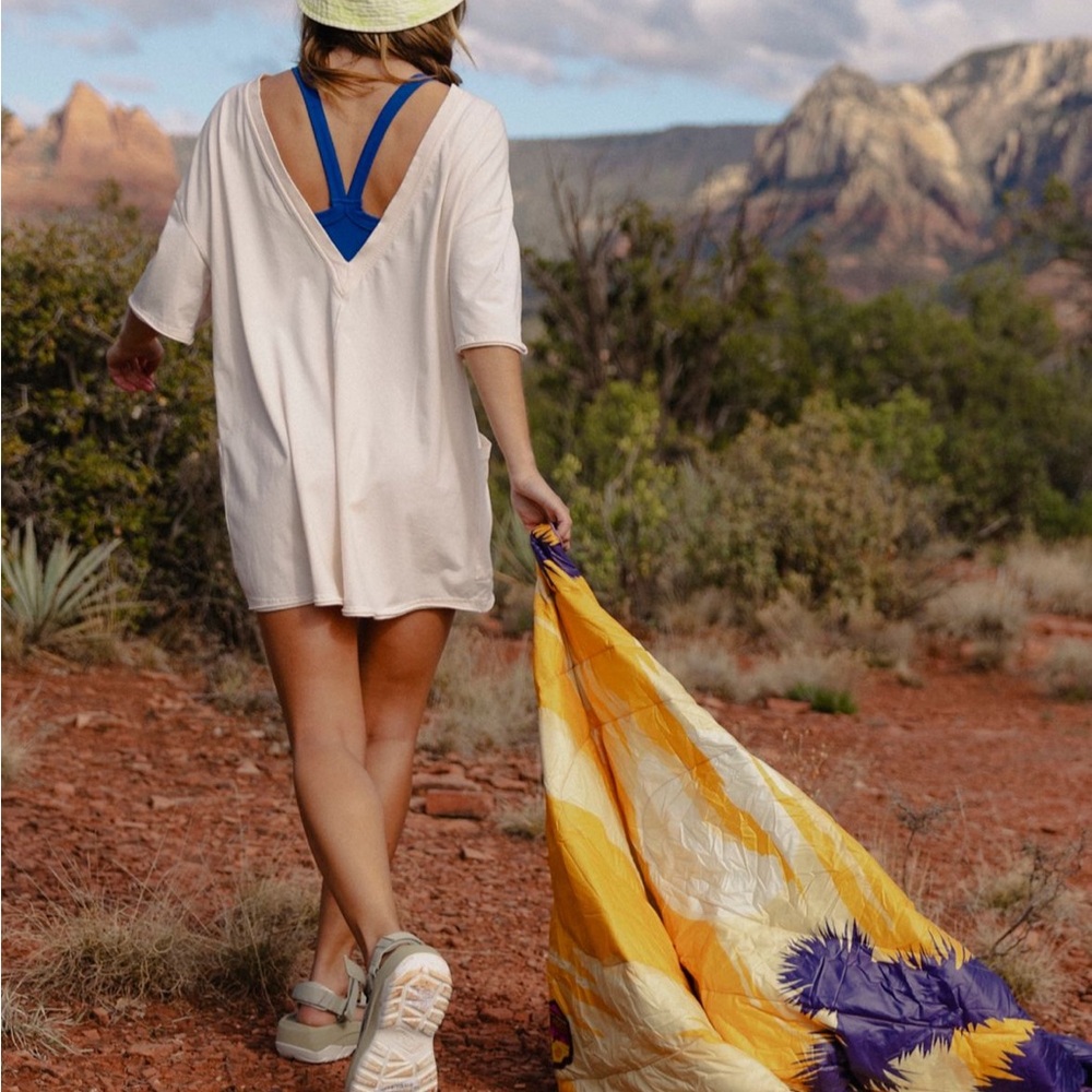 Free People Movement Hot Shot Tee Romper